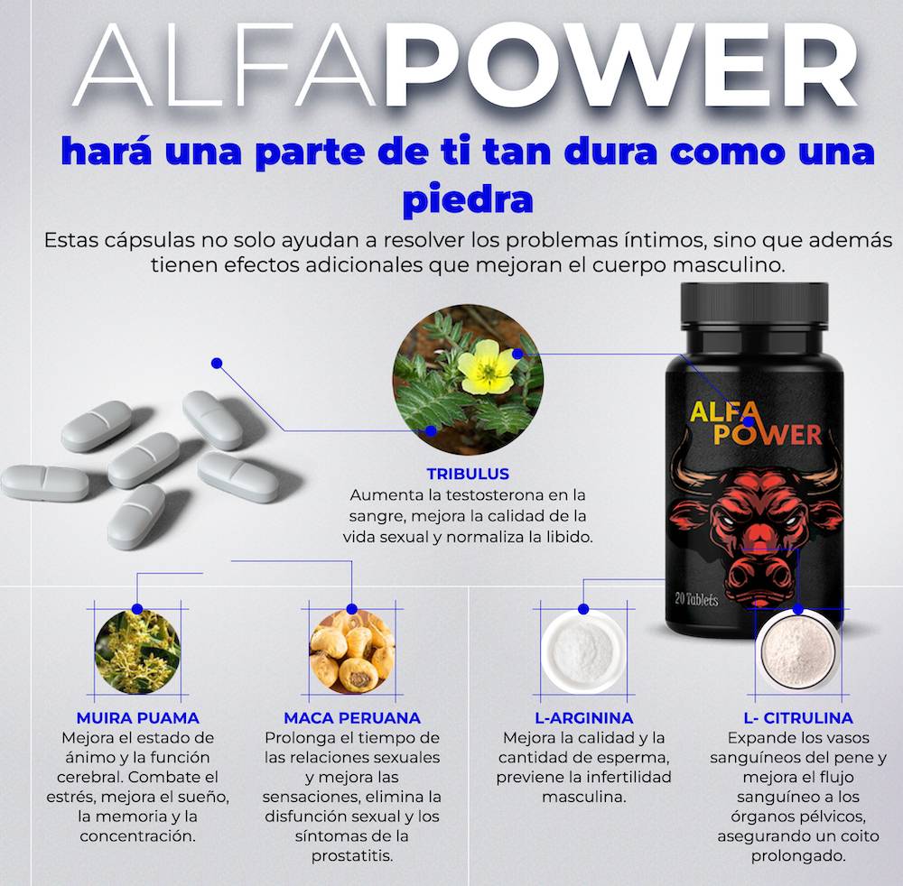 alfa power que contiene